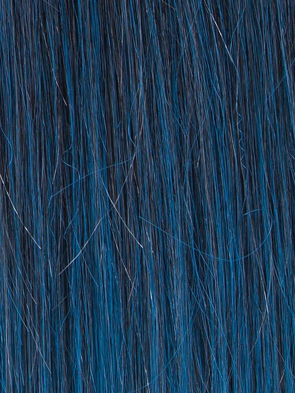 23" Straight HF Synthetic Hair Extensions Kit (6 Piece) | Hairdo - STORMY-BLUE image