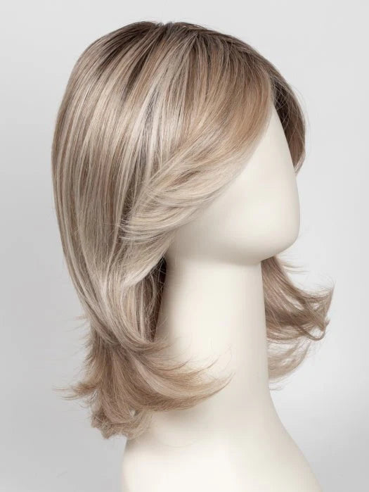 Raquel Welch Goddess wig shoulder length layered ash blonde with side swept bangs and flipped ends