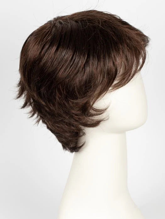Ellen Wille Club 10 wig featuring a stylish short cut with soft waves and natural brown color