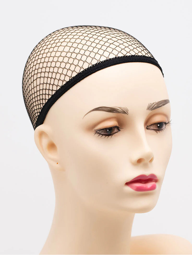 Envy wig cap black designed for comfort and secure wig application, featuring breathable mesh material