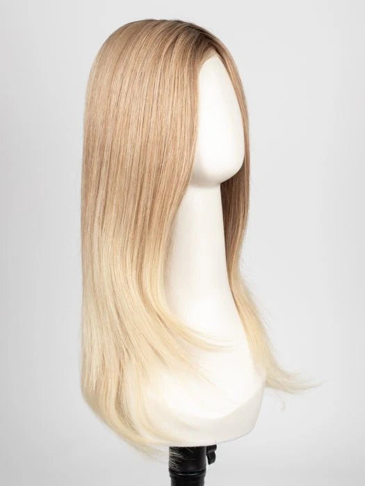Blake Petite Jon Renau wig with long, sleek blonde hair featuring a subtle ombre effect