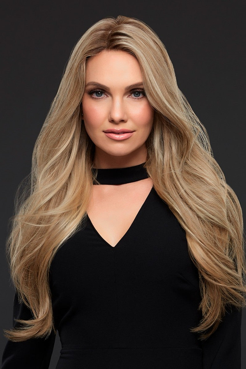 Jon Renau long wavy synthetic wig in blonde with natural movement and volume for a stylish look