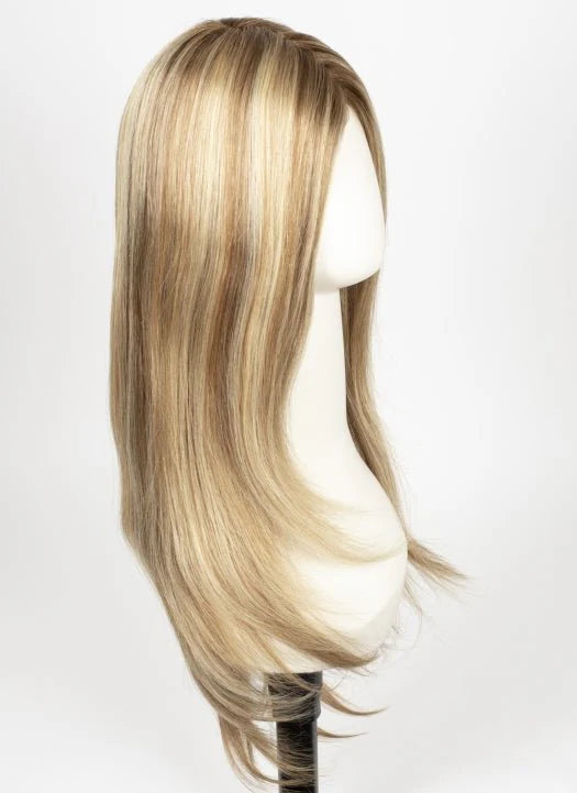Jon Renau long wavy synthetic wig in blonde shades with a natural look and smooth texture
