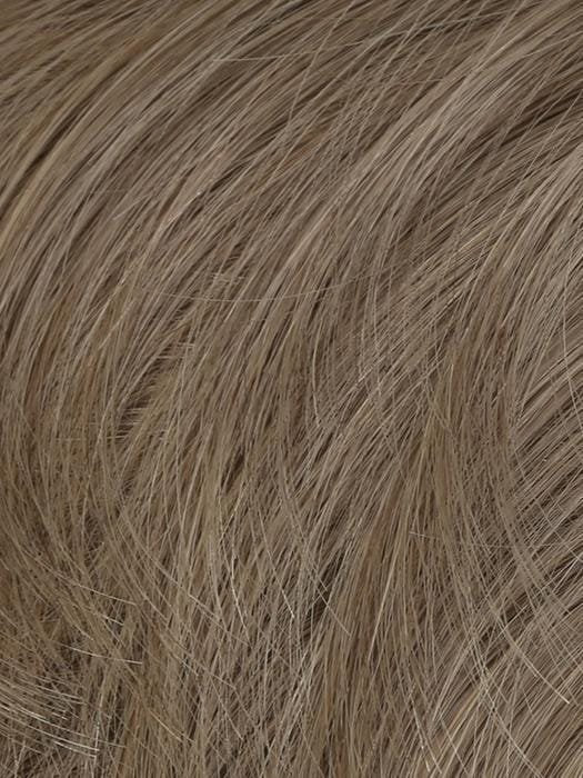 Sharp HIM wig for men close up of HairUWear light brown textured synthetic hair showing natural strands